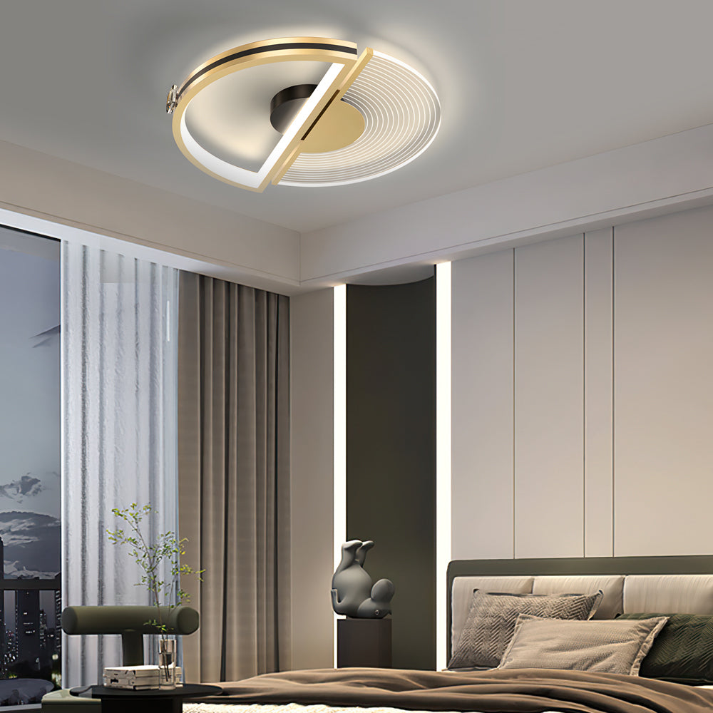 Round LED Modern Ceiling Light Fixture