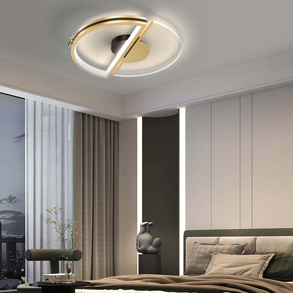 Round LED Modern Ceiling Light Fixture