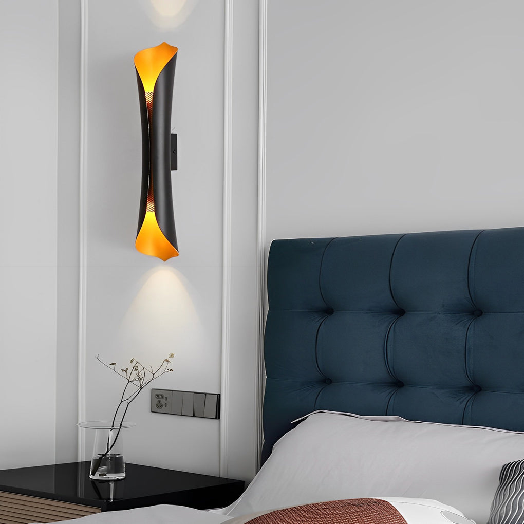 Iron Creative Up And Down Lighting COB Modern Wall Sconce Lighting-Lighom