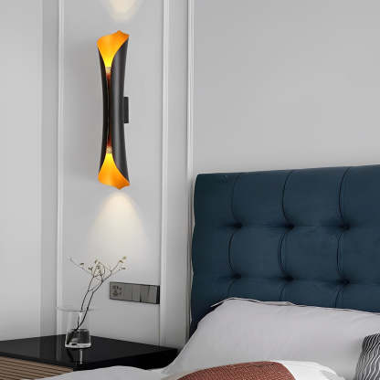 Iron Creative Up And Down Lighting COB Modern Wall Sconce Lighting-Lighom