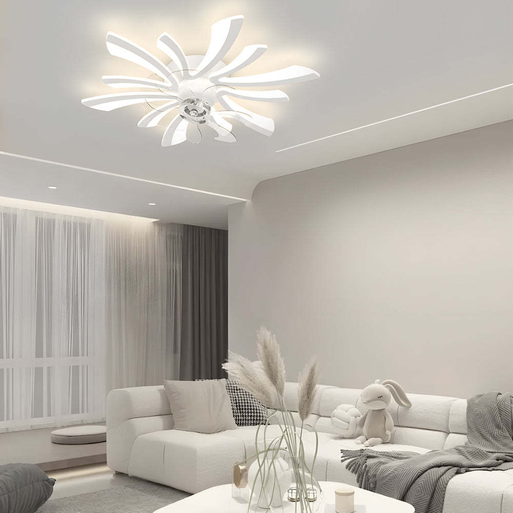 Flower 3-Step Dimming Modern Ceiling Fan