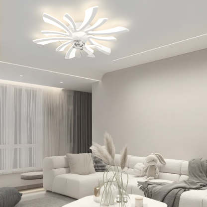 Flower 3-Step Dimming Modern Ceiling Fan