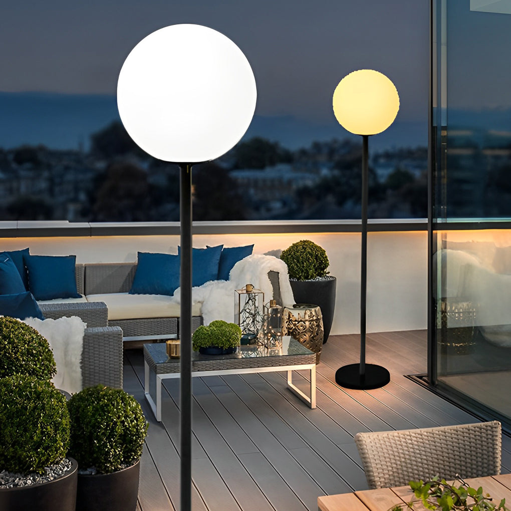 App-Control RGB 16-Color LED Globe Floor Lamp