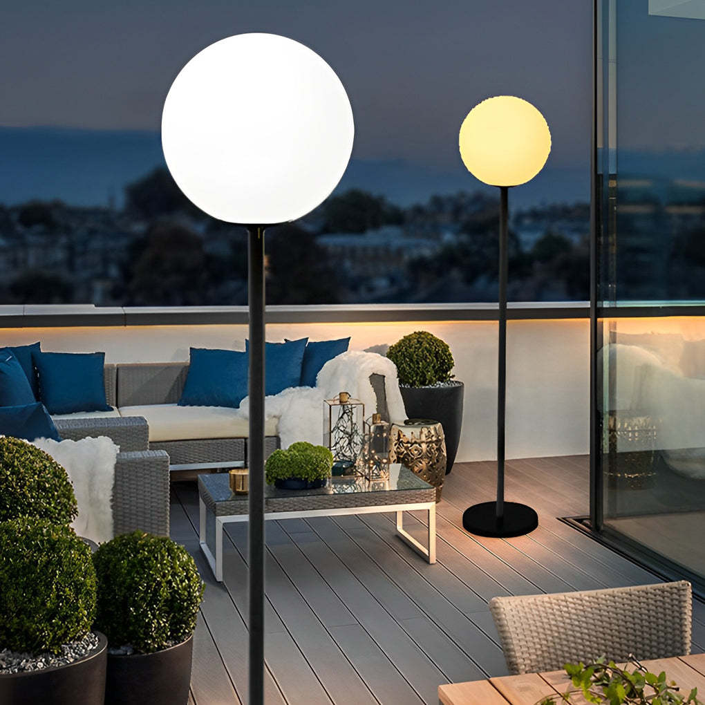 App-Control RGB 16-Color LED Globe Floor Lamp