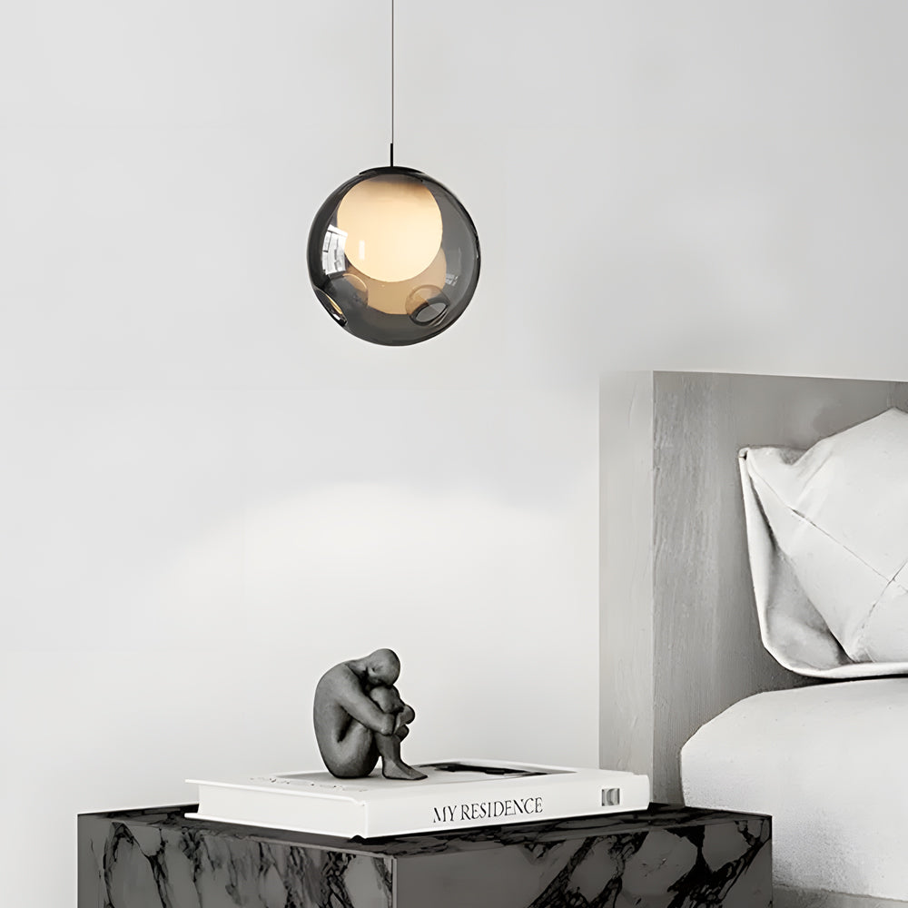 Glass Bubble Pendant Light