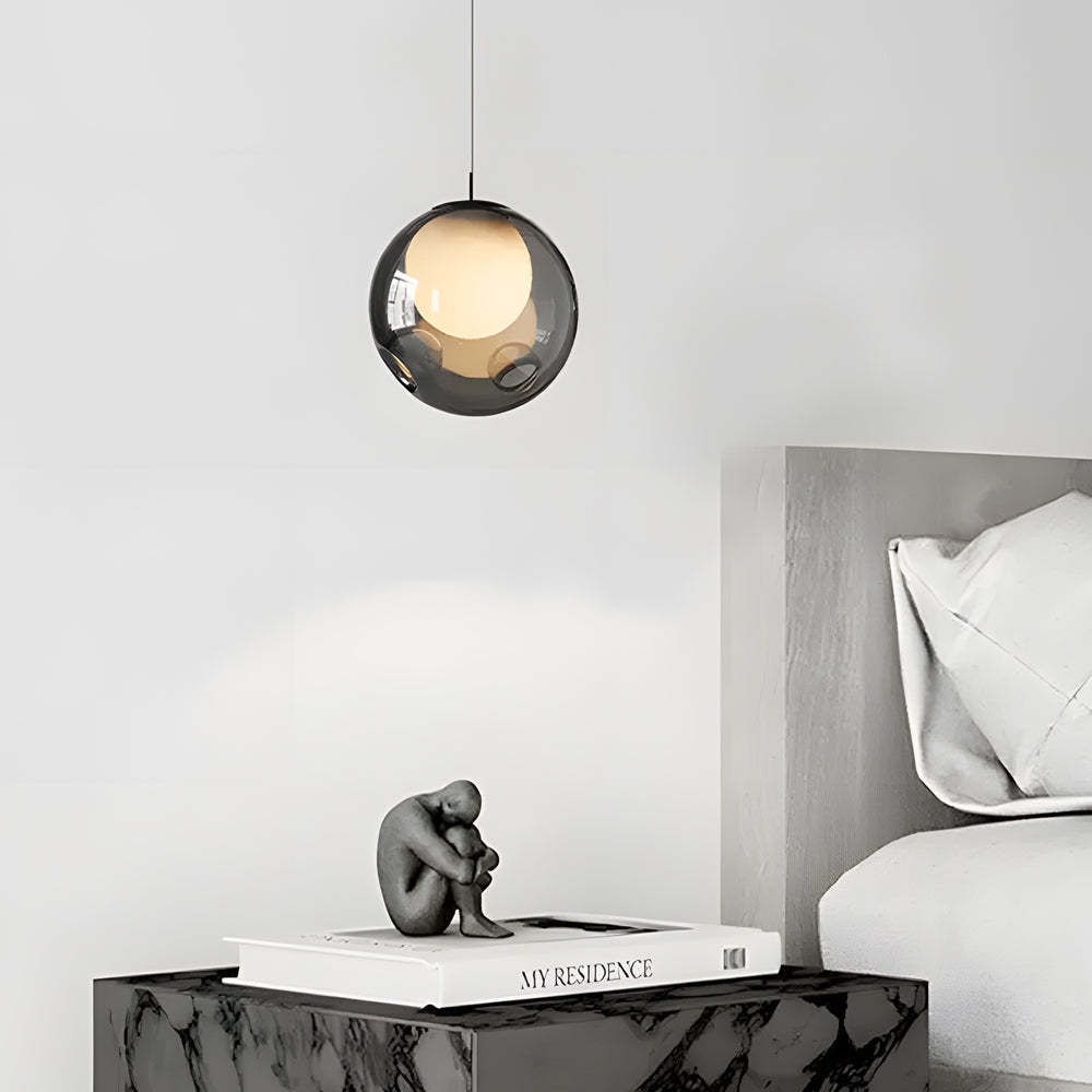Glass Bubble Pendant Light