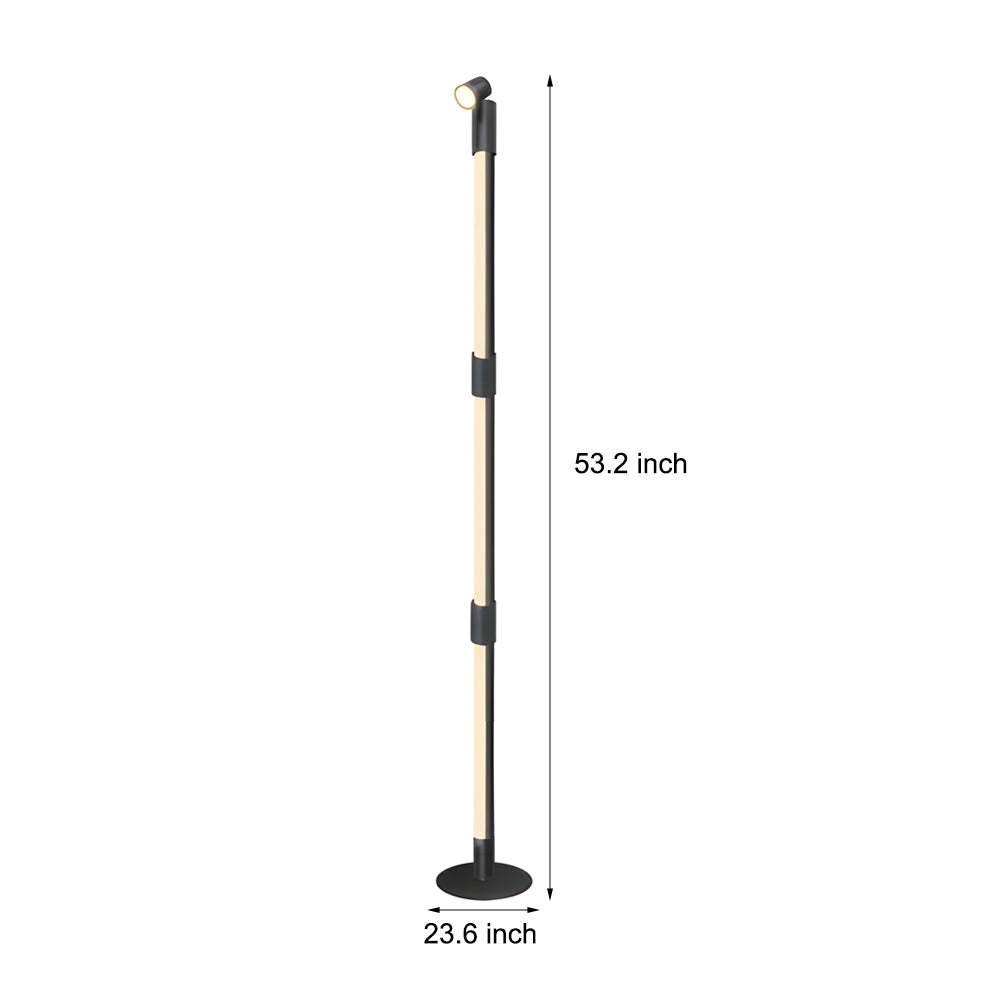 RGB Rotating Floor Lamp with Spotlight, Remote Control-Lighom