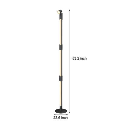RGB Rotating Floor Lamp with Spotlight, Remote Control-Lighom