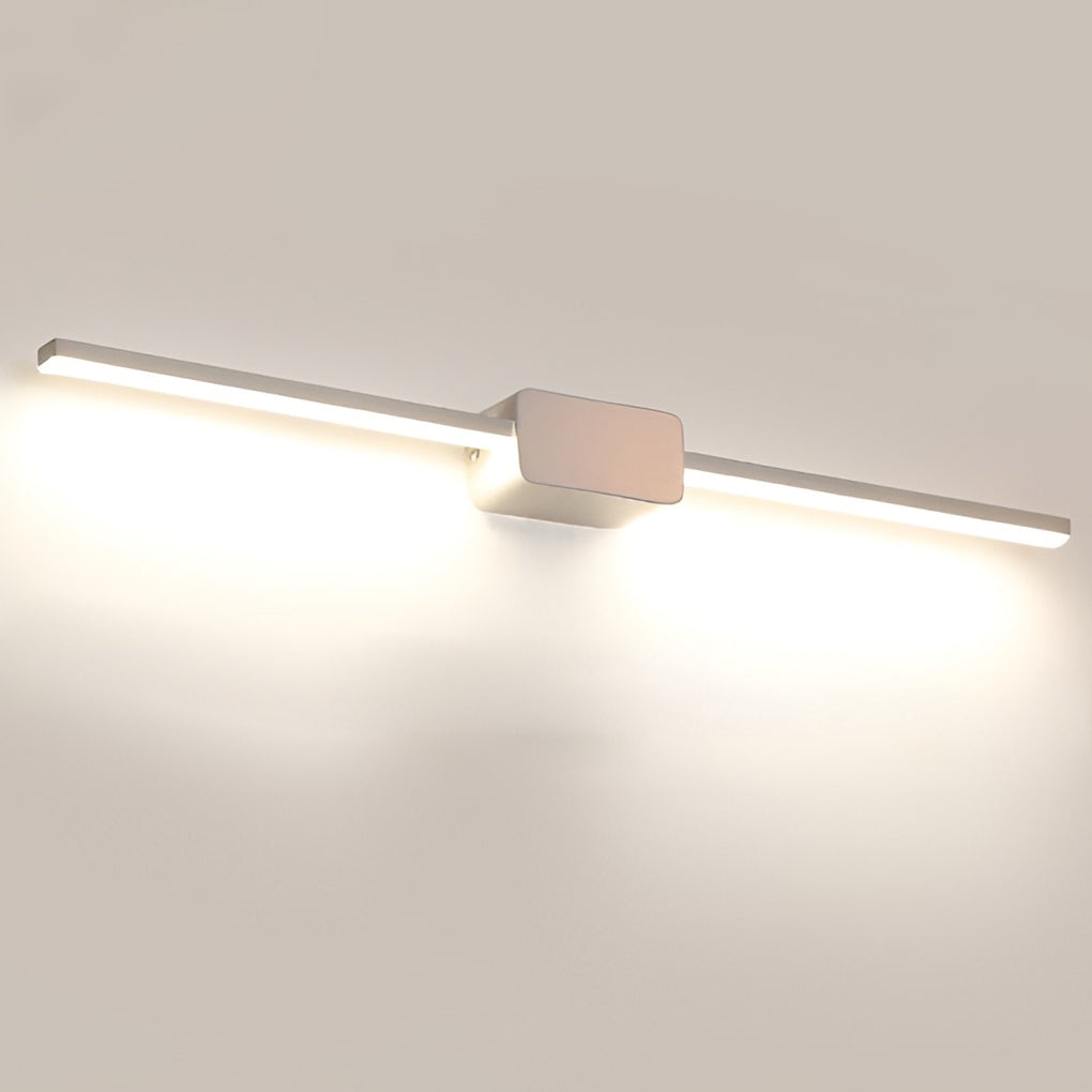 16''/24''/31'' Modern LED Linear Bathroom Vanity Light with Central Box Frame-Lighom