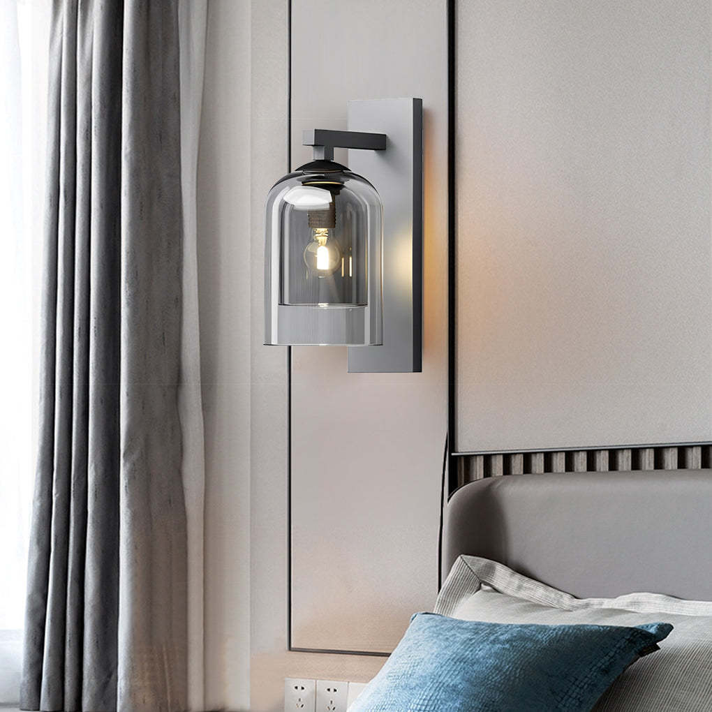 Double-Layer Glass Nordic Minimalist Wall Sconce