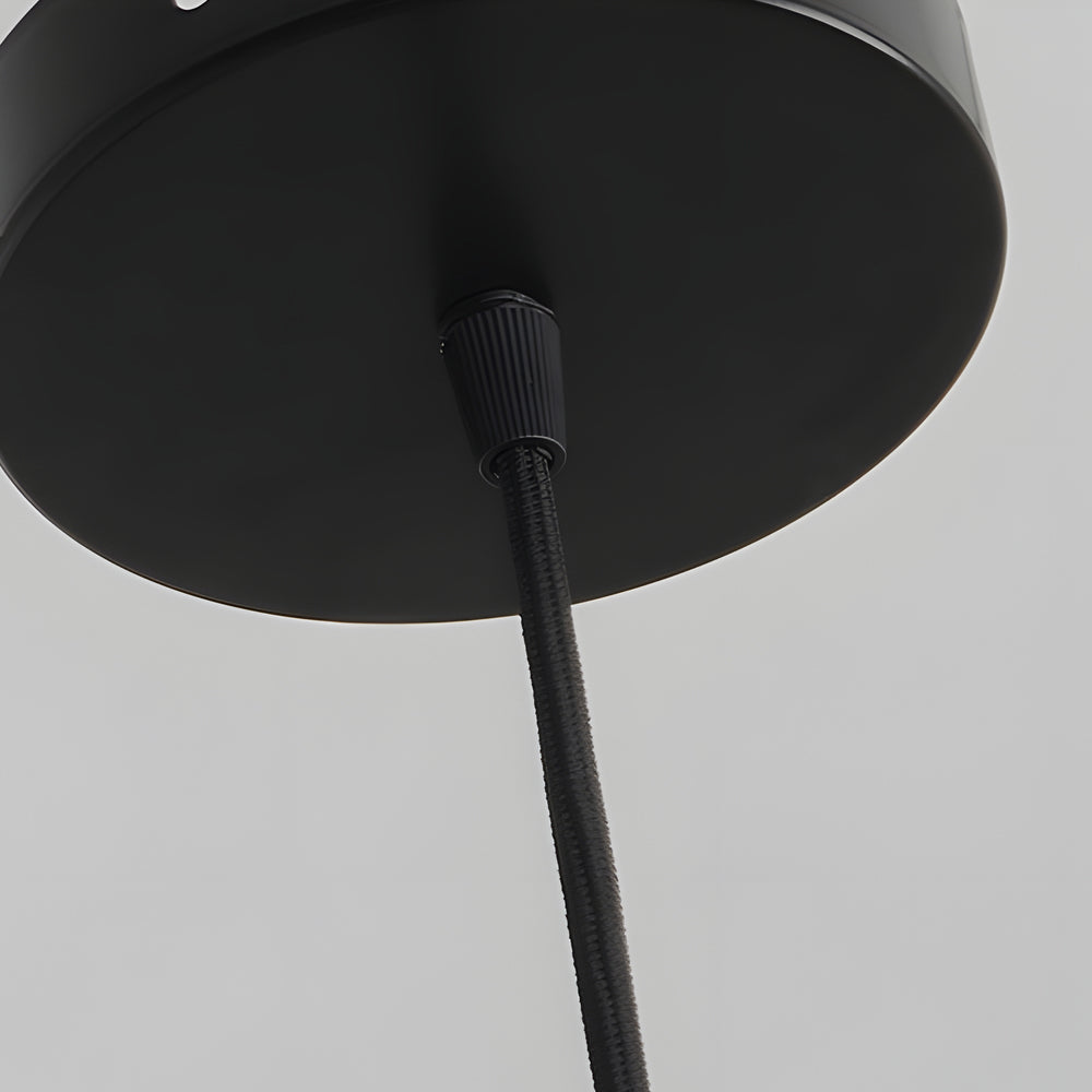 Marble Ball Copper Black Modern Small Pendant Light