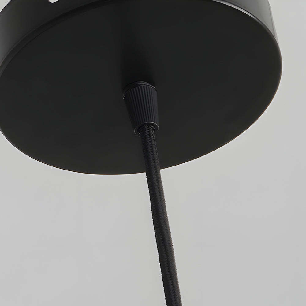 Marble Ball Copper Black Modern Small Pendant Light