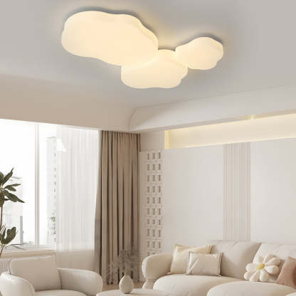 Romantic Cloud LED Milky White Modern Ceiling Lamp