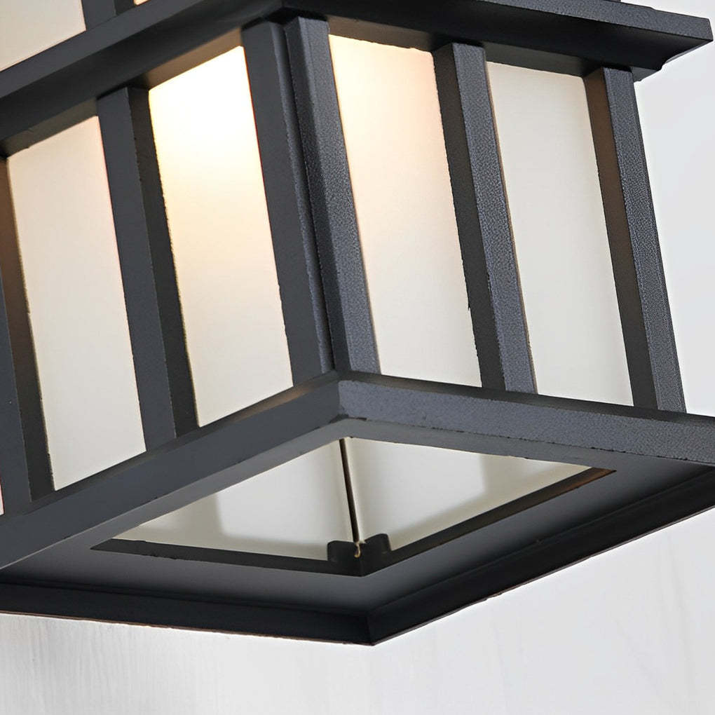 Outdoor Waterproof Aluminum Black European Style Exterior Wall Lights-Lighom
