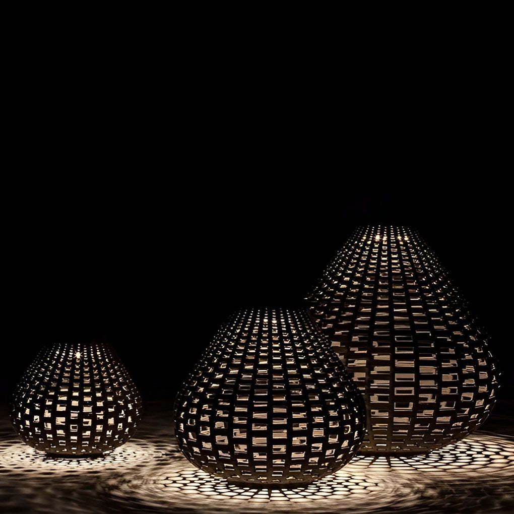 Portable Creative Rattan Waterproof LED Modern Outdoor Lights Lawn Lamp-Lighom