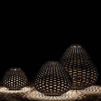 Portable Creative Rattan Waterproof LED Modern Outdoor Lights Lawn Lamp-Lighom