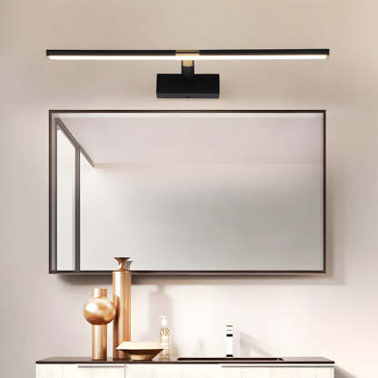 Retractable LED Bathroom Vanity Light with Adjustable Rod and Matte Finish-Lighom