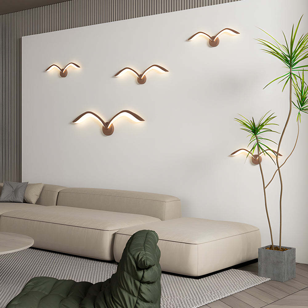 Modern Nordic Acrylic Seagull LED Wall Sconce