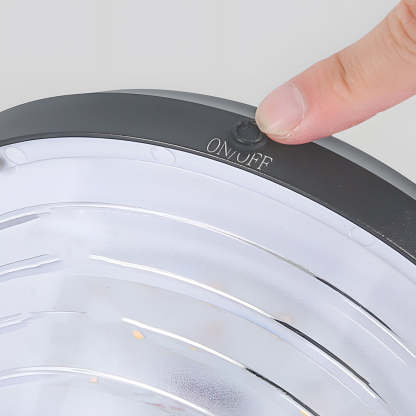 27.6-Inch H Black LED Solar Pathway Landscape Lights-Lighom