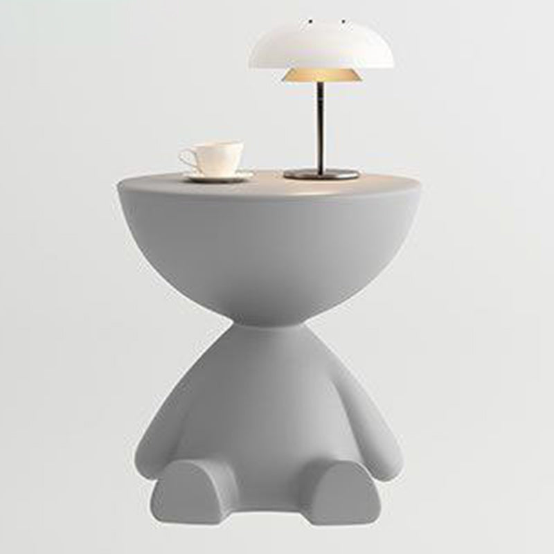 Minimalist Round End Table