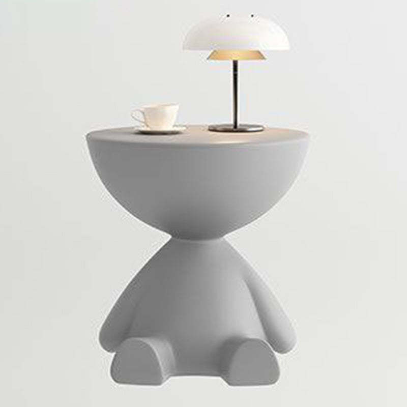 Minimalist Round End Table