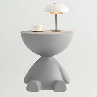 Minimalist Round End Table