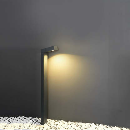 Waterproof IP65 Minimalist Aluminum Black Modern Outdoor Pathway Lights-Lighom