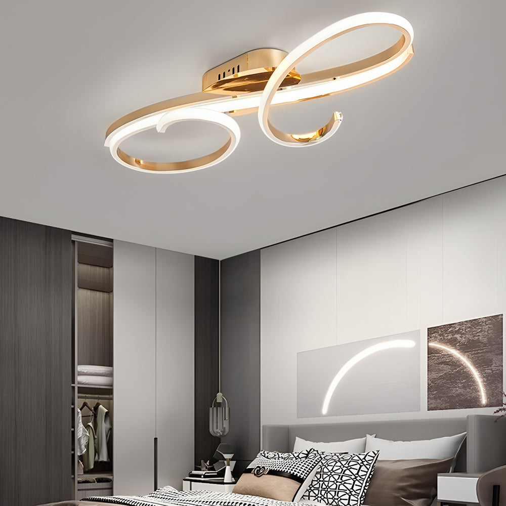 Musical Symbol Aluminum LED Ceiling Light