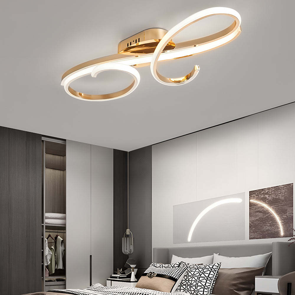 Musical Symbol Aluminum LED Ceiling Light