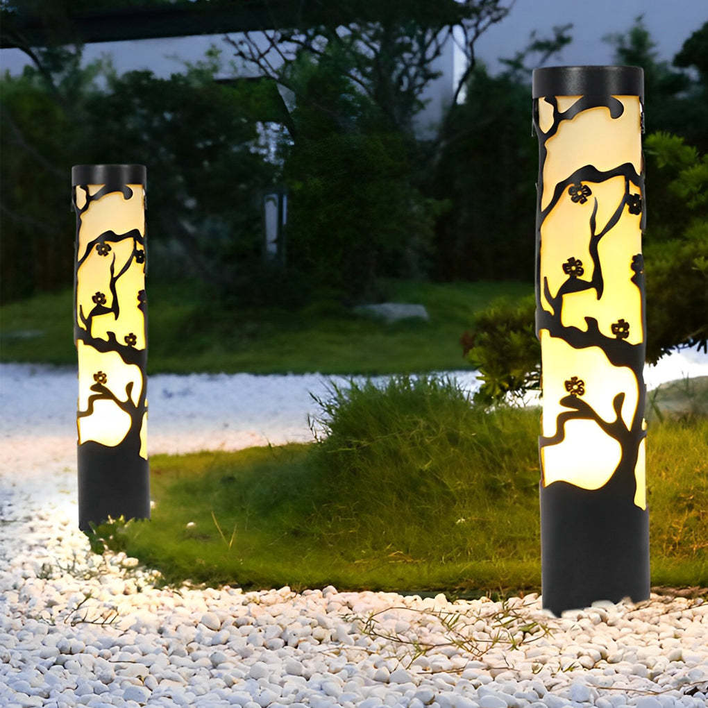 Wintersweet Decor Waterproof Black Retro Outdoor Light Pathway Lights-Lighom