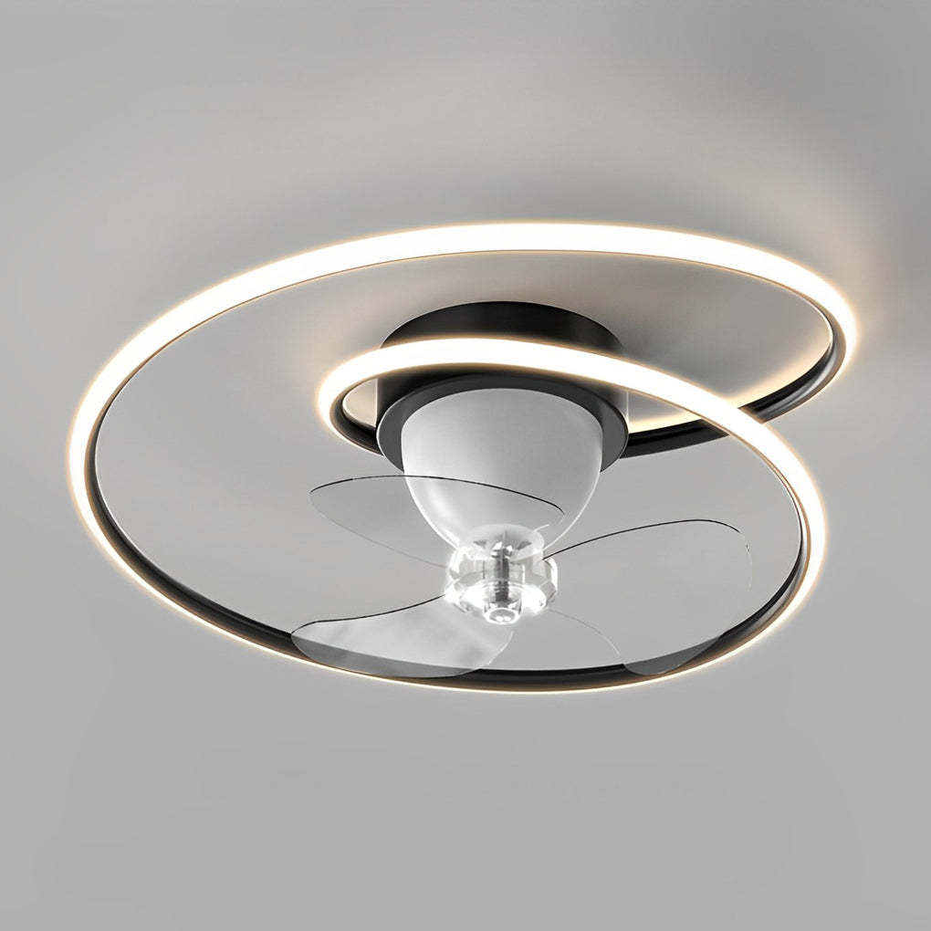 Smart 360 Rotating LED Dimming Timing Ceiling Fan