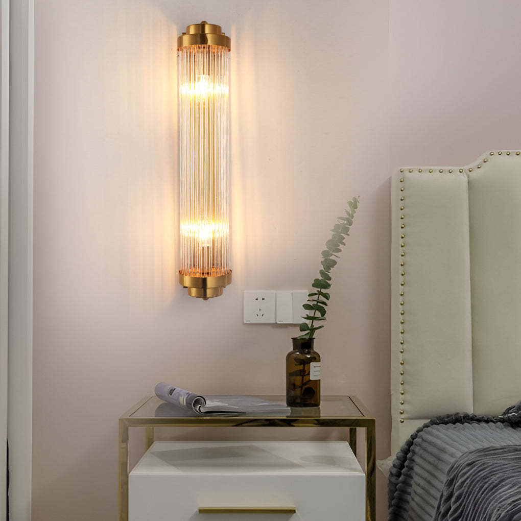 Adjustable Warm White Light LED Crystal Golden Nordic Wall Lamp Wall Sconce Lighting-Lighom
