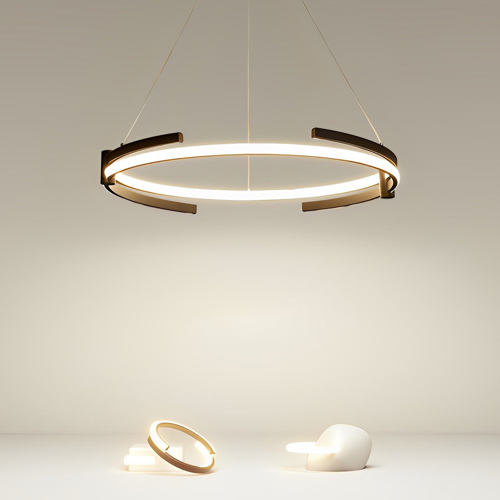 Minimalist Round Dimmable LED Nordic Chandelier