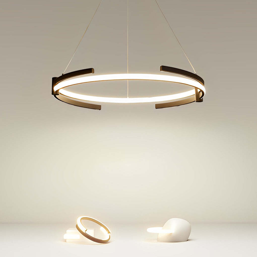 Minimalist Round Dimmable LED Nordic Chandelier