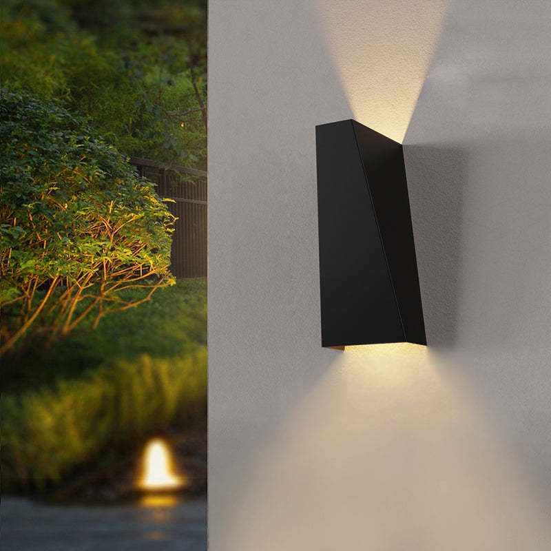 Creative Geometric LED up and down Lighting Modern Wall Light Fixture-Lighom