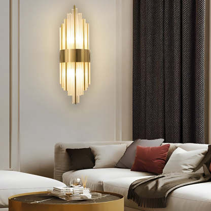 Simple Luxury Three Step Dimming LED Post-Modern Crystal Wall Lights Fixture-Lighom