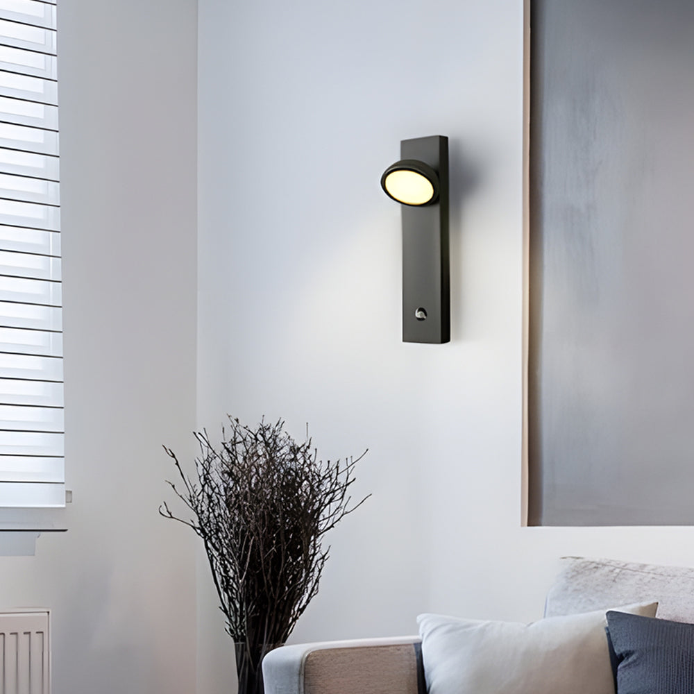 Modern touch-control spotlight wall sconces in metal — Dimmable with Remote