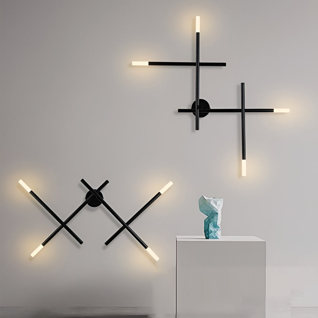 Creative Geometric Strip LED Modern Wall Lamp Wall Sconce Lighting-Lighom
