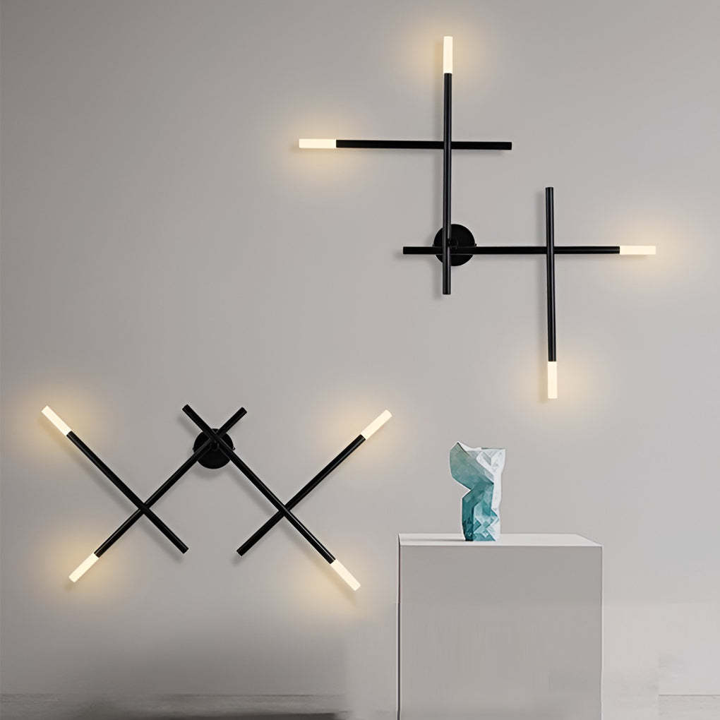 Creative Geometric Strip LED Modern Wall Lamp Wall Sconce Lighting-Lighom