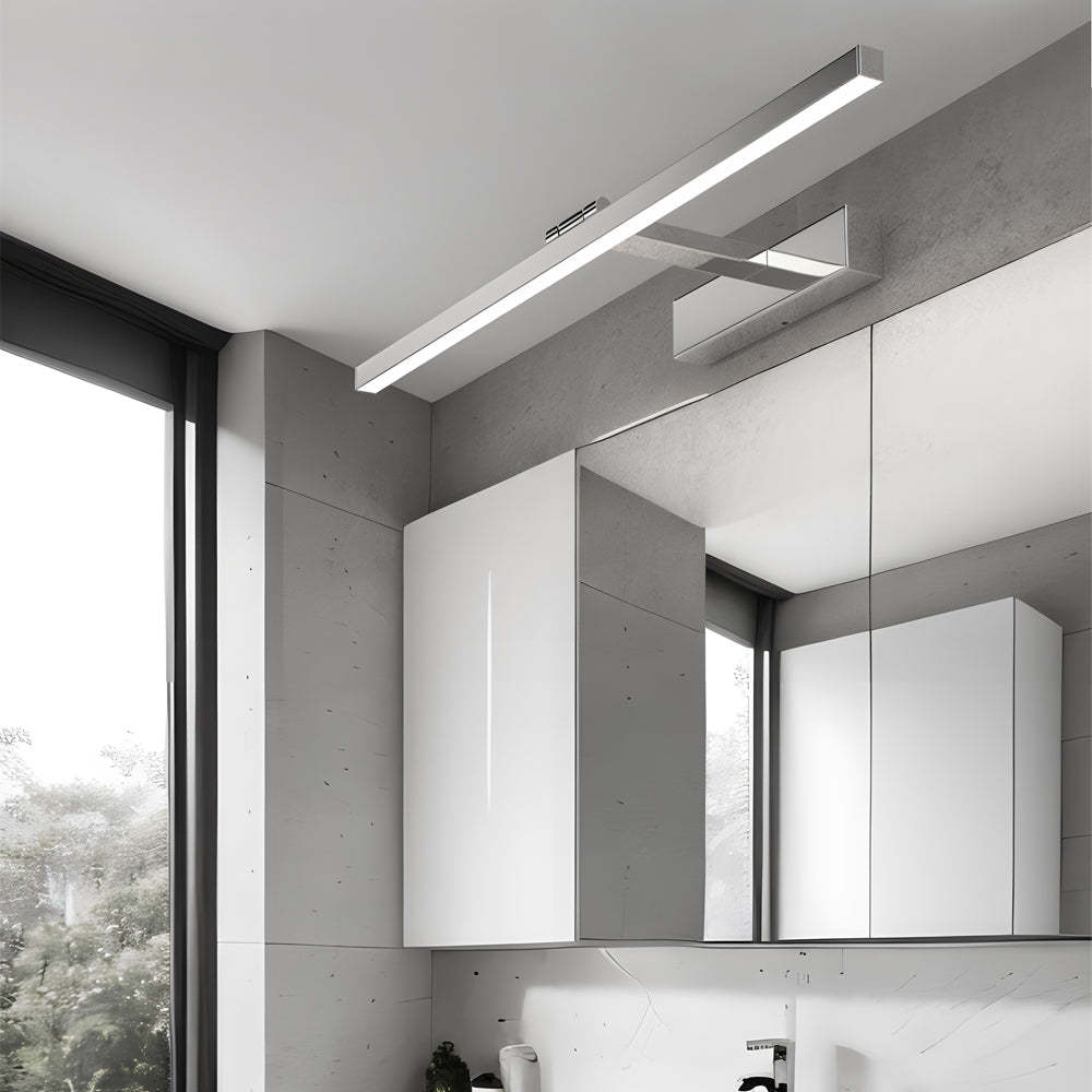 31'' 180�� Adjustable Stainless Steel Bathroom Vanity Light with LED Strip-Lighom