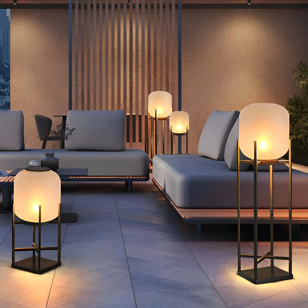 Lantern LED Outdoor Floor Lamp-Lighom
