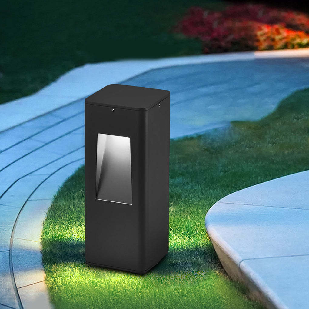Modern LED Aluminum Pathway Lights with Front Slide Durable Outdoor Illumination-Lighom