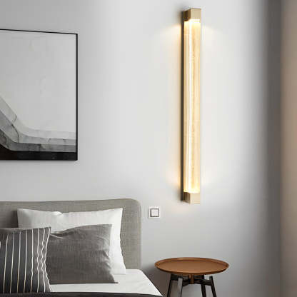Minimalist Strip Crystal LED Postmodern Wall Lamp Wall Sconce Lighting-Lighom