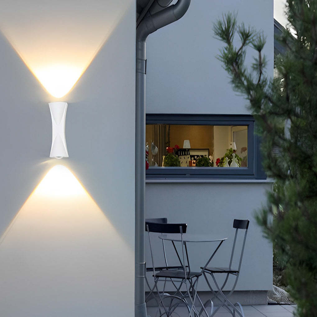 Creative Up and Down Lights LED Waterproof Modern Outdoor Wall Lamp-Lighom
