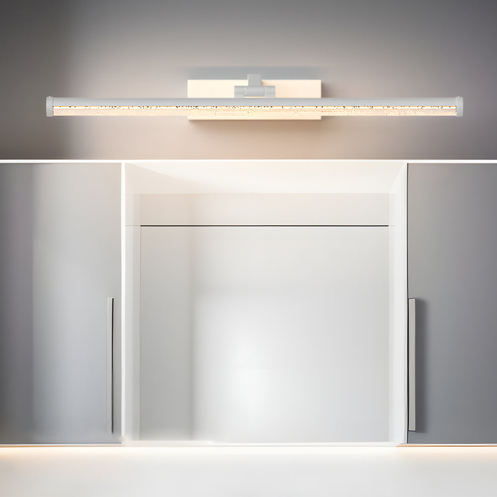 Rotatable Seeded Acrylic LED Dimmable Bathroom Vanity Bar