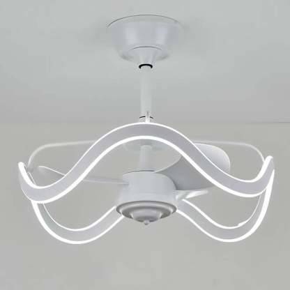 Modern Circular Silent Inverter Ceiling Fan Light