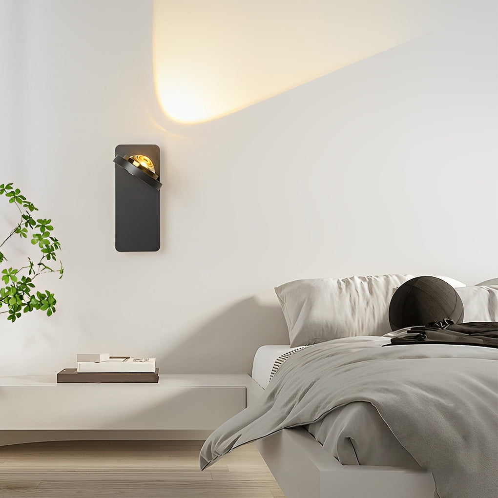 Round Square Creative Free Adjustable Direction Modern Wall Lights Fixture-Lighom