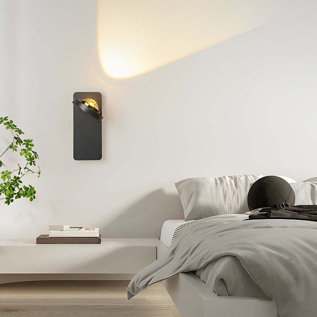 Round Square Creative Free Adjustable Direction Modern Wall Lights Fixture-Lighom