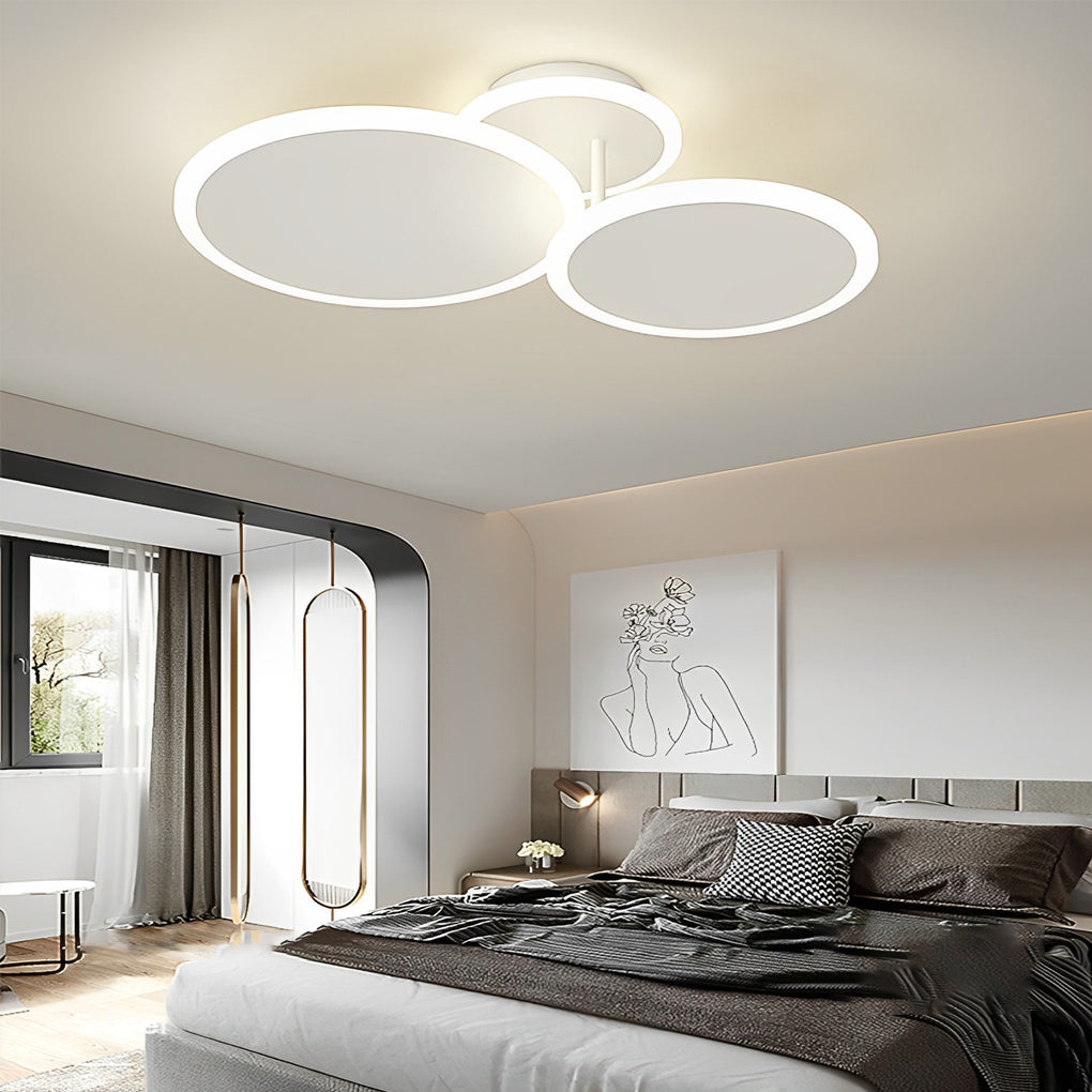 Dimming Matte White Nordic Ceiling Light