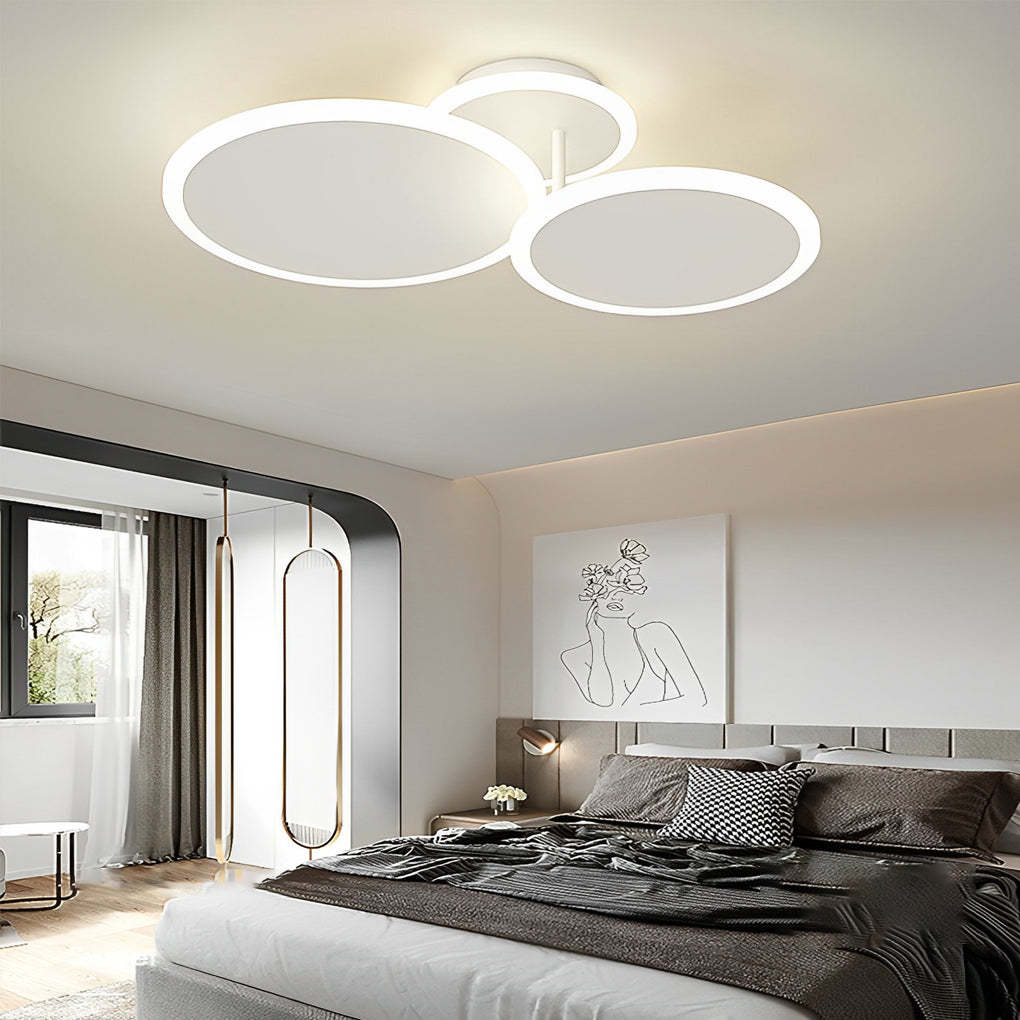 Dimming Matte White Nordic Ceiling Light